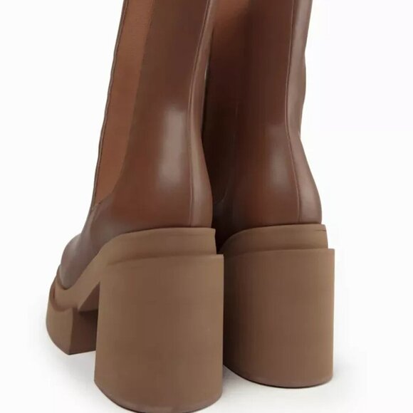 Ankle Boot Paloma Barcelo Selene Iris Leather Platform Heel Size 9-9.5 - Picture 12 of 12